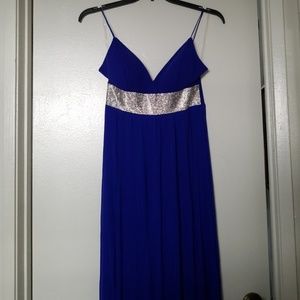 Kyrra Pleated Illusion Gown -  Medium